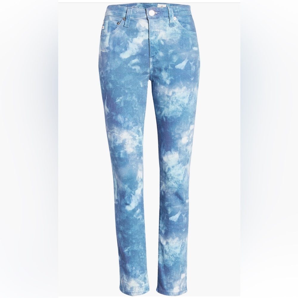 AG Mari High Waist Slim Straight Leg Jeans